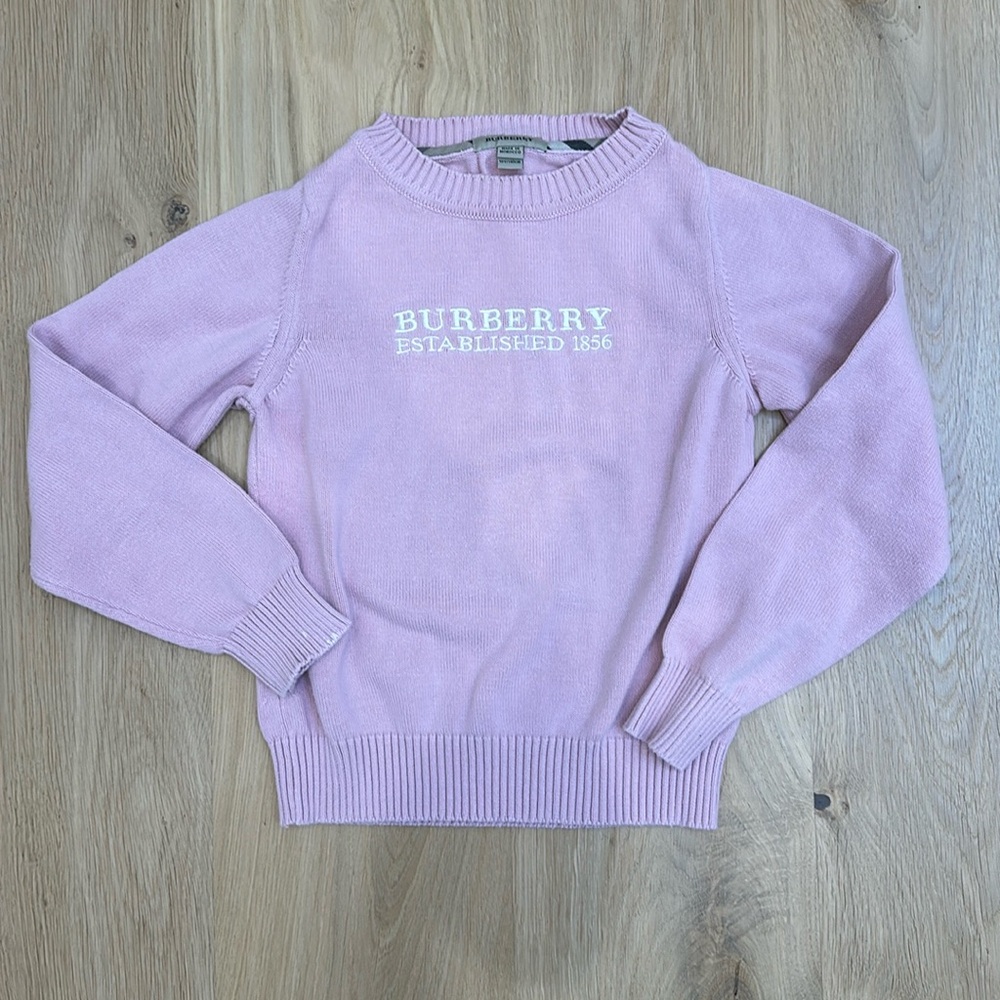Burberry girls cotton sweater size 10